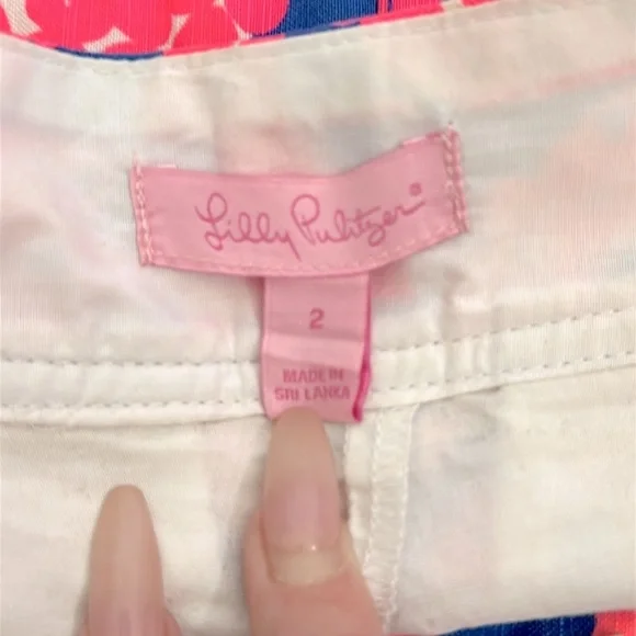 LILLY PULITZER Nicki Skort Ikat Blue Ocean Small NEW Sz 2 RARE!